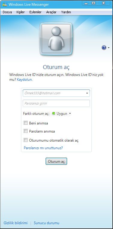 Messenger Live Xp Gezginler