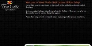Visual Studio Express Edition Ekran Görüntüsü