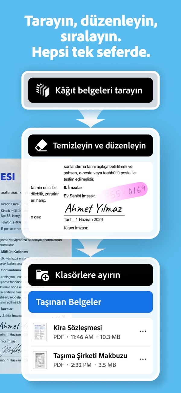 Adobe Scan: Belge Tarama Resimleri