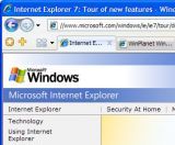 Internet Explorer 7 screenshot