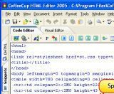 CoffeeCup HTML Editor screenshot