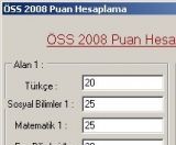 ÖSS PUAN HESAPLAMA (programı indir) 2541