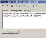 Free YouTube to iPod and PSP Converter screenshot