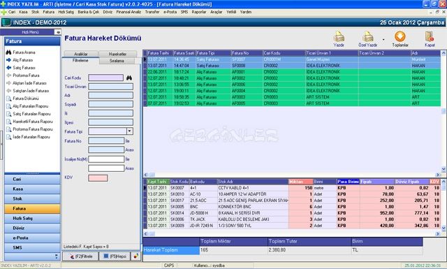 Excel’de Hazır Cari Hesap Takip Tablosu