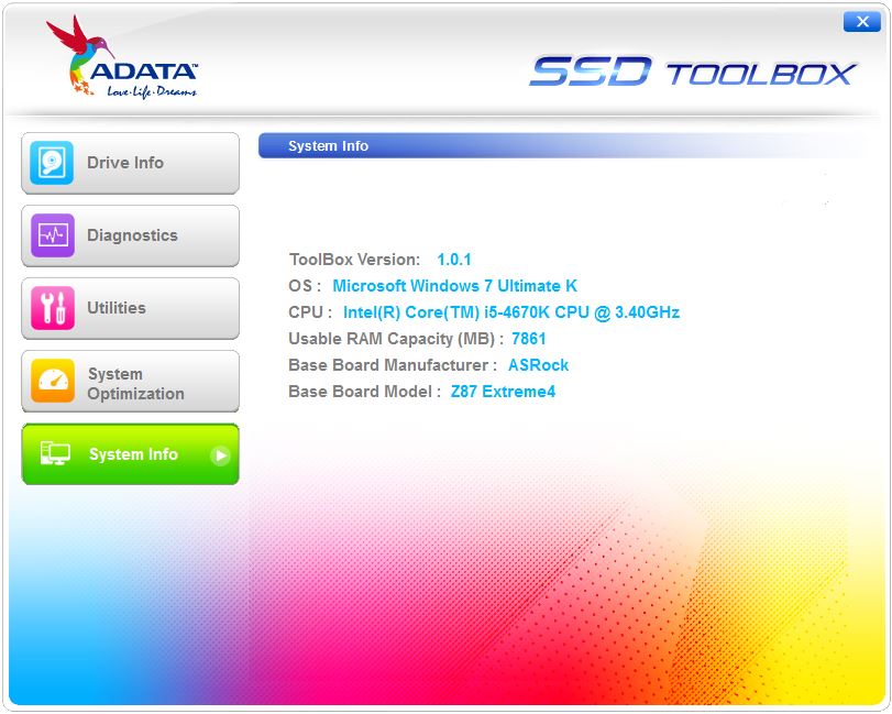 how to download the adata toolbox for the m.2 pcie ssd