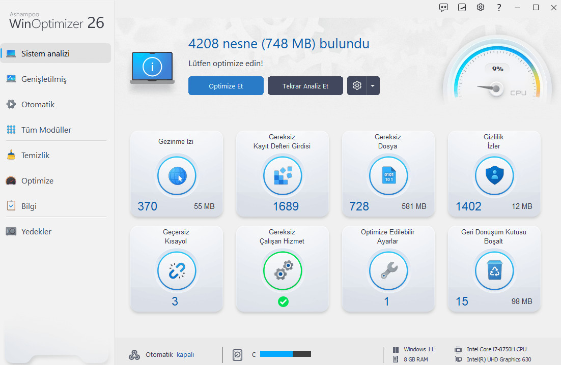 Ashampoo WinOptimizer 26.00.24