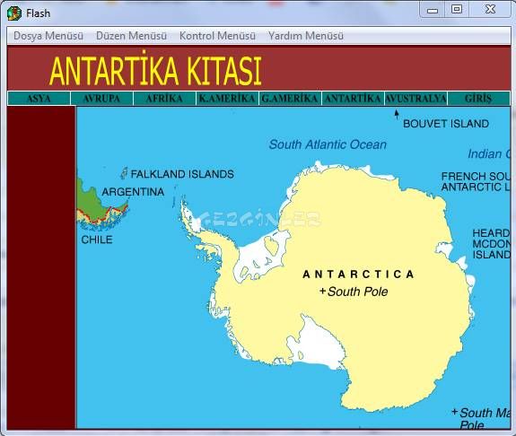 Dünya Haritası Ekran Görüntüsü - Gezginler