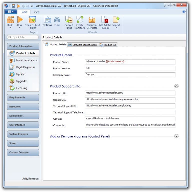 advanced installer advanced installer