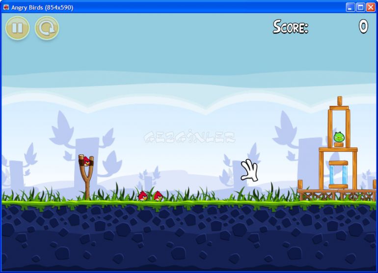 Angry Birds Ekran Görüntüsü - Gezginler