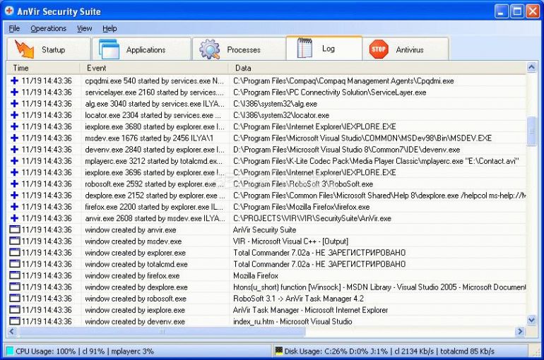 Anvir task manager free ekran g r nt s gezginler