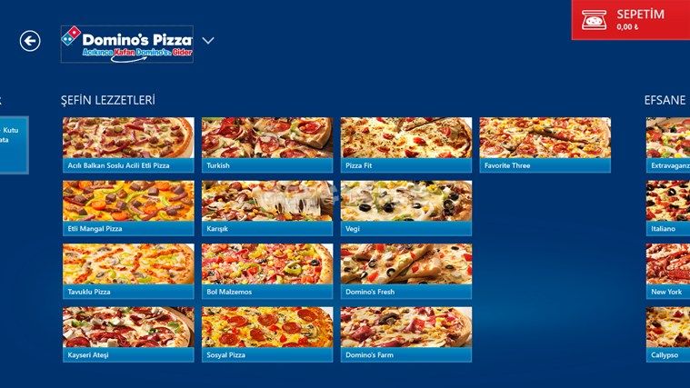 Domino's Pizza Türkiye Ekran Görüntüsü - Gezginler