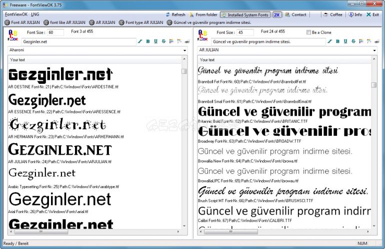 FontViewOK 8.21 download the new for mac