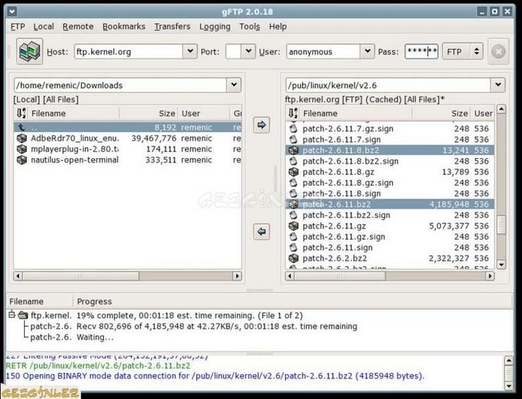 gftp ssh gftp ssh