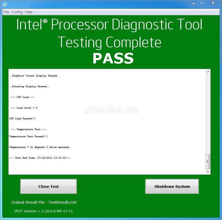 intel processor diagnostic test intel processor diagnostic test