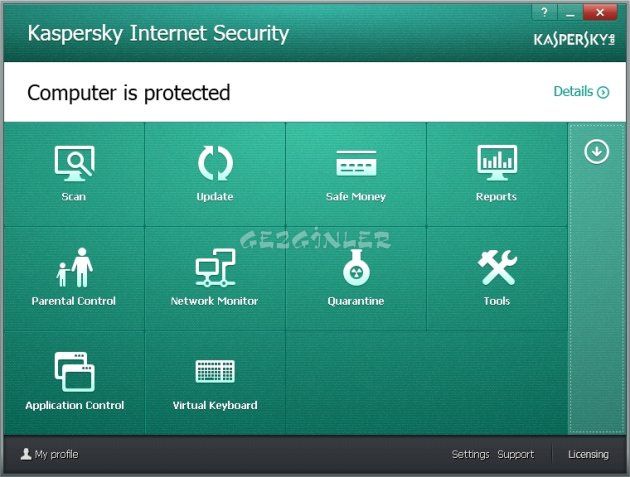 Kaspersky free antivirus gezginler