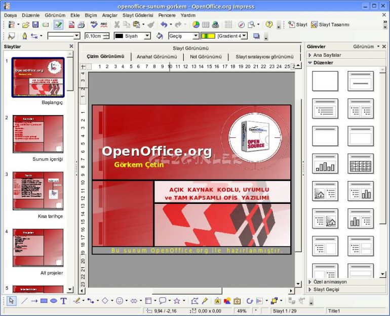 Openoffice linux