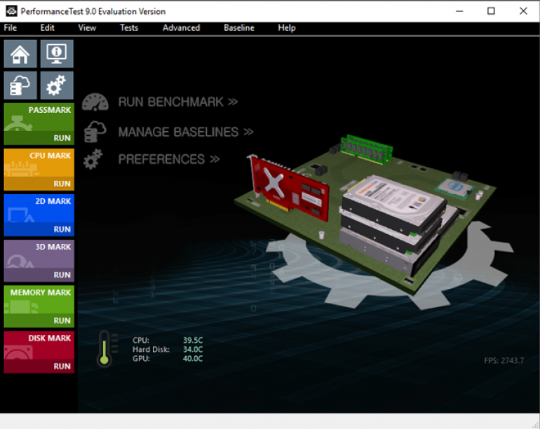 Passmark performancetest ekran g r nt s gezginler