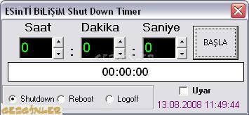 simple shutdown timer chip