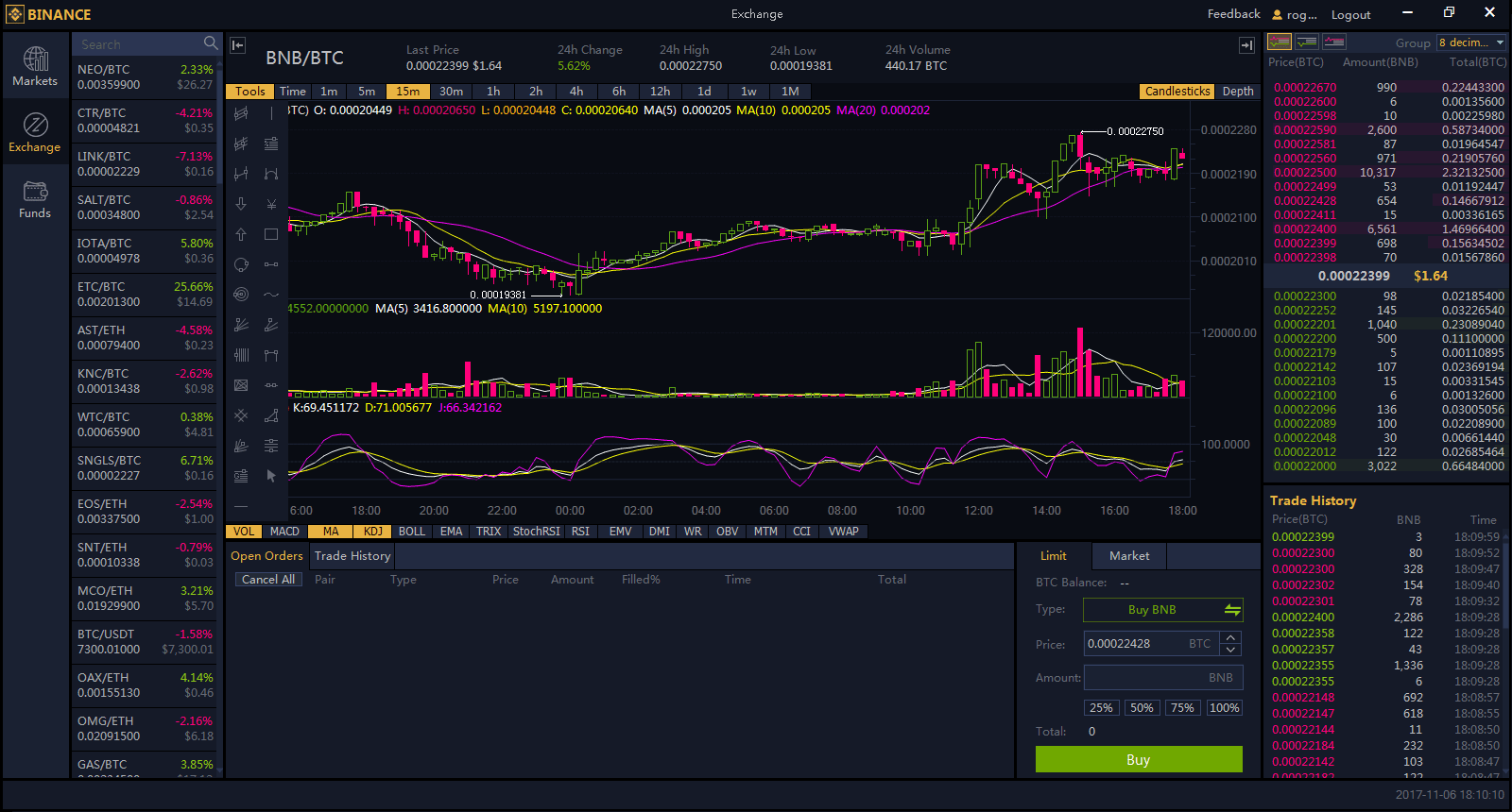 binance para pc