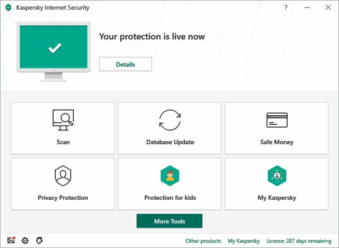 Kaspersky Internet Security Ekran Goruntusu