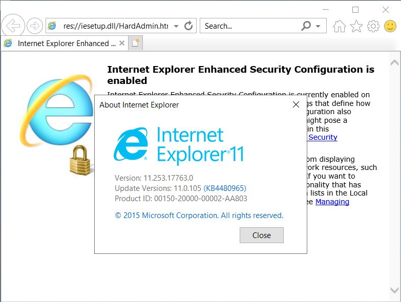 Internet Explorer Ekran Goruntusu