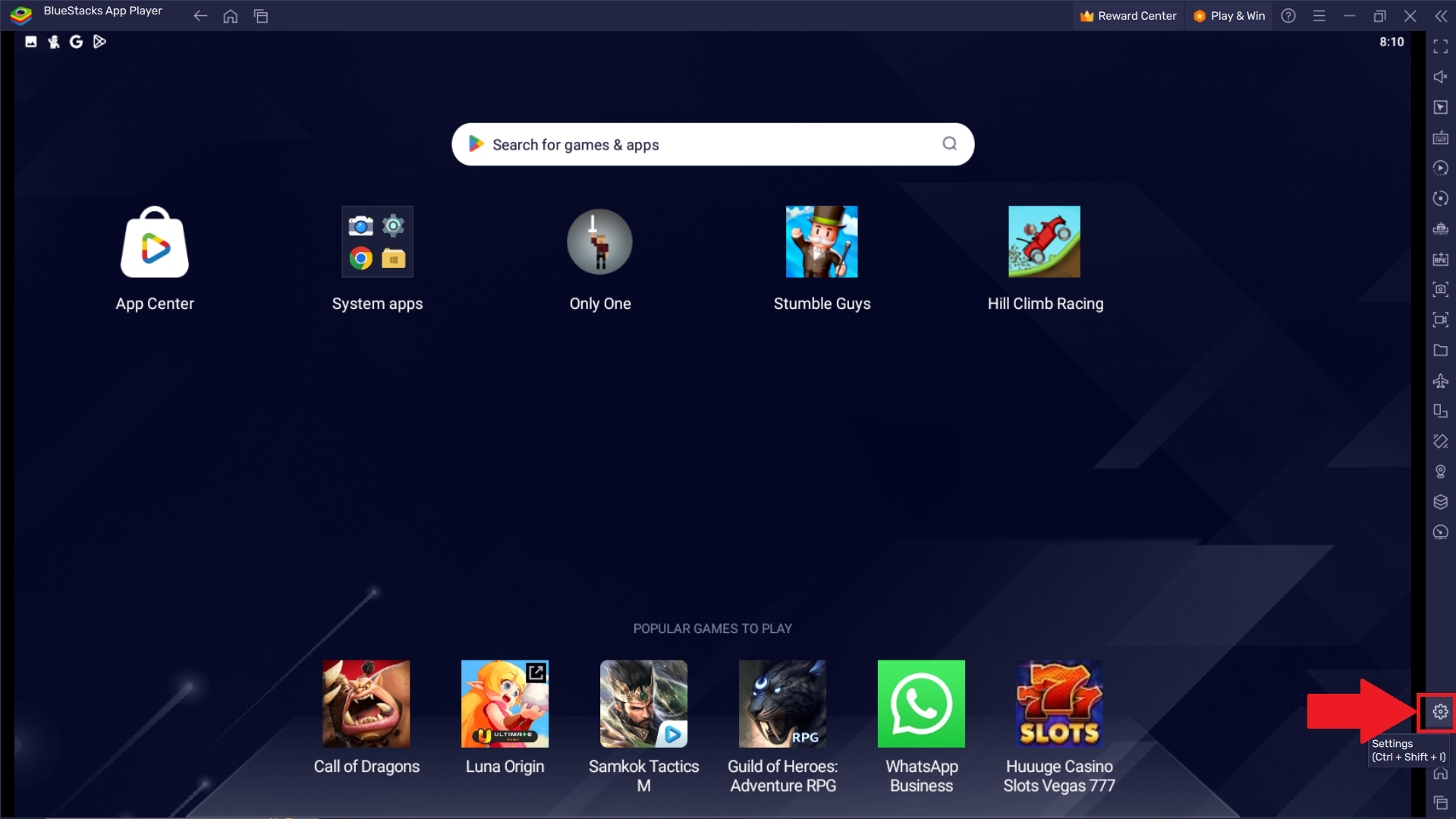 BlueStacks Ekran Goruntusu