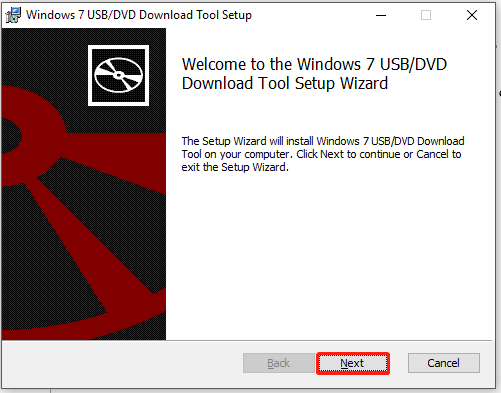 Windows 7 USB/DVD Download Tool Ekran Goruntusu