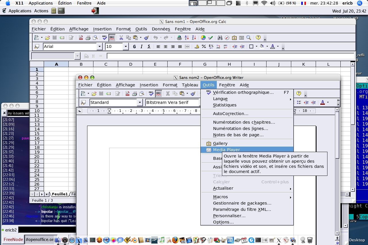 OpenOffice Ekran Goruntusu