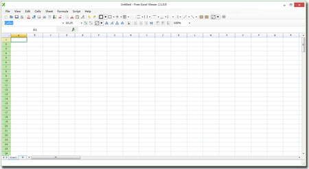 Free Excel Viewer Ekran Goruntusu