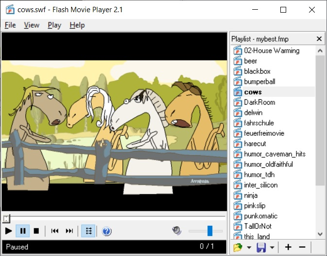 Flash Movie Player Ekran Goruntusu