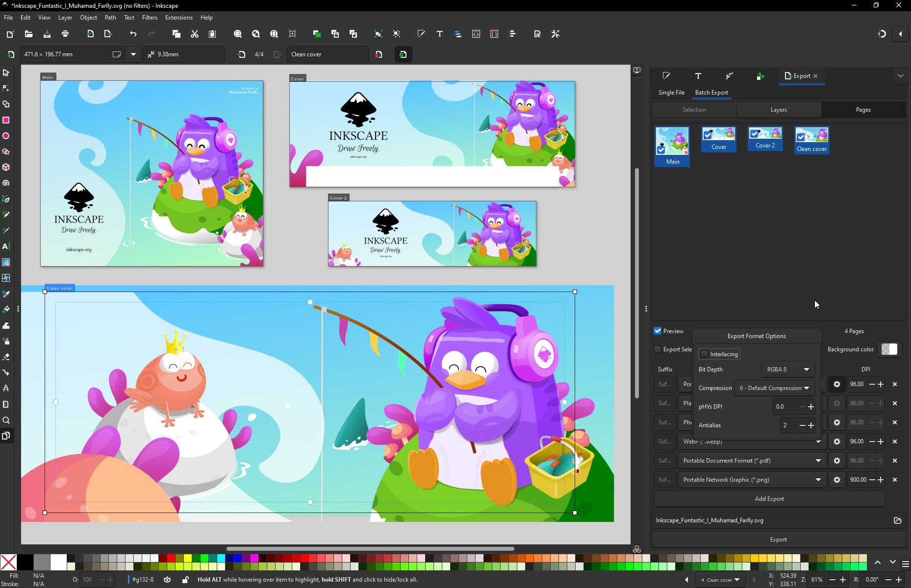 Inkscape Ekran Goruntusu