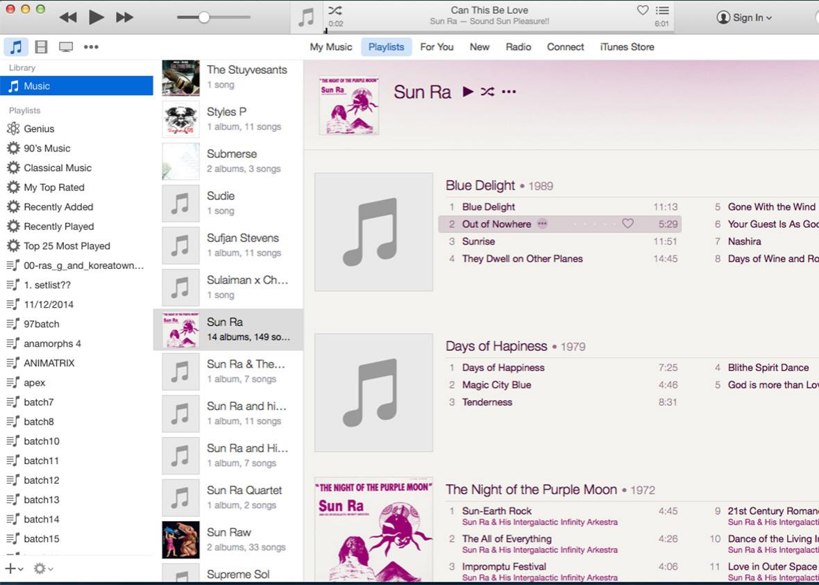 iTunes Ekran Goruntusu