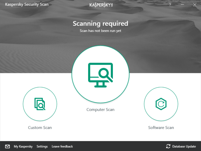 Kaspersky Security Scan Ekran Goruntusu