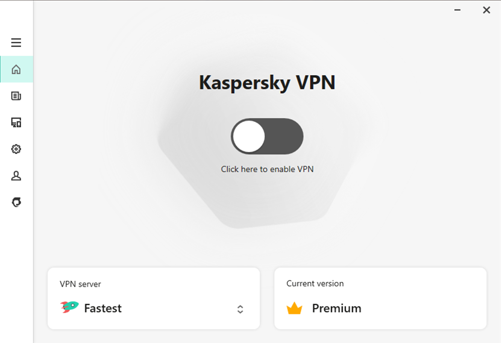 Kaspersky VPN Secure Connection Ekran Goruntusu