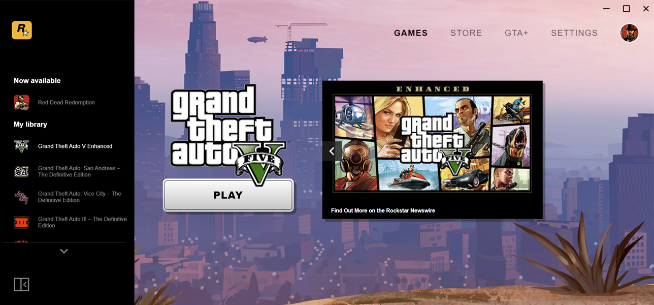 Rockstar Games Launcher Ekran Goruntusu