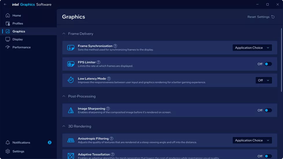 Intel ARC Grafik S�r�c�s� Ekran Goruntusu