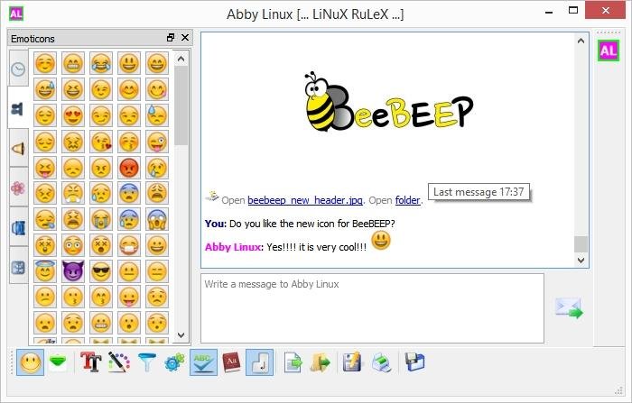 BeeBEEP Ekran Goruntusu
