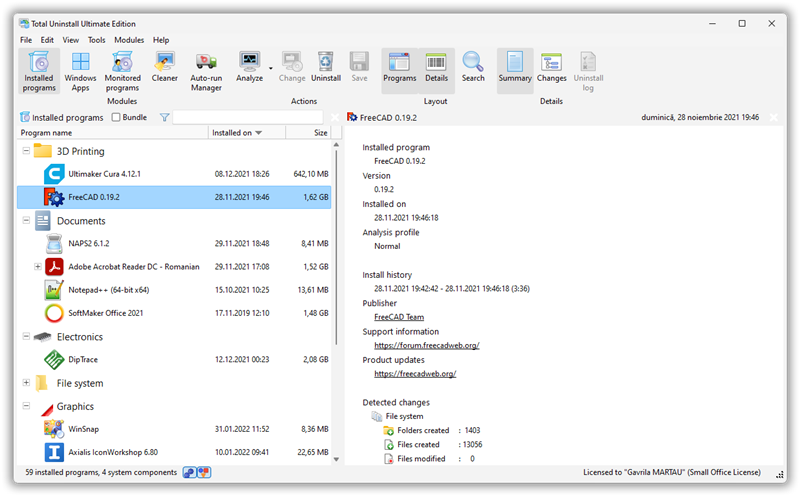 Total Uninstall Ekran Goruntusu