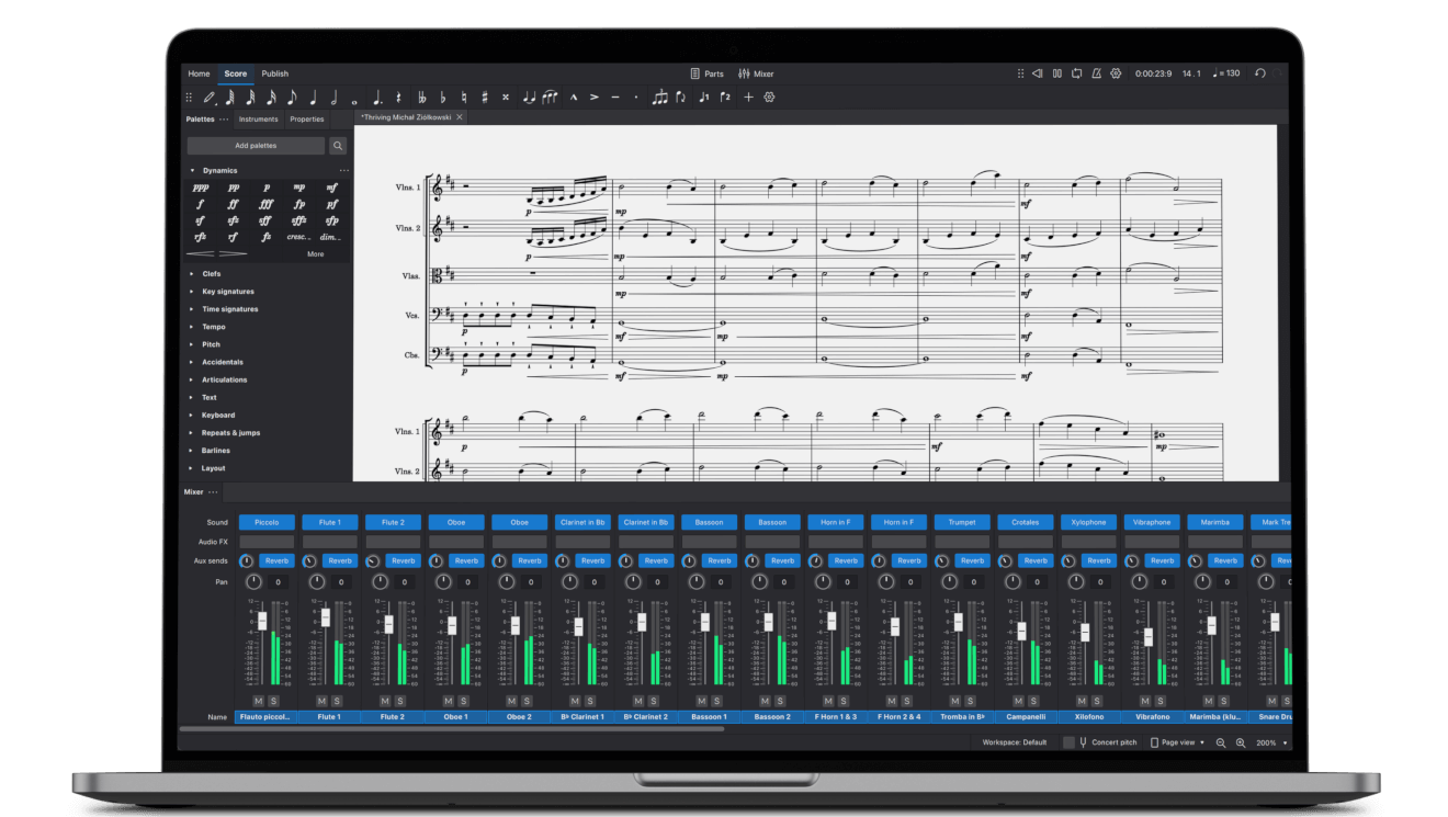 MuseScore Ekran Goruntusu