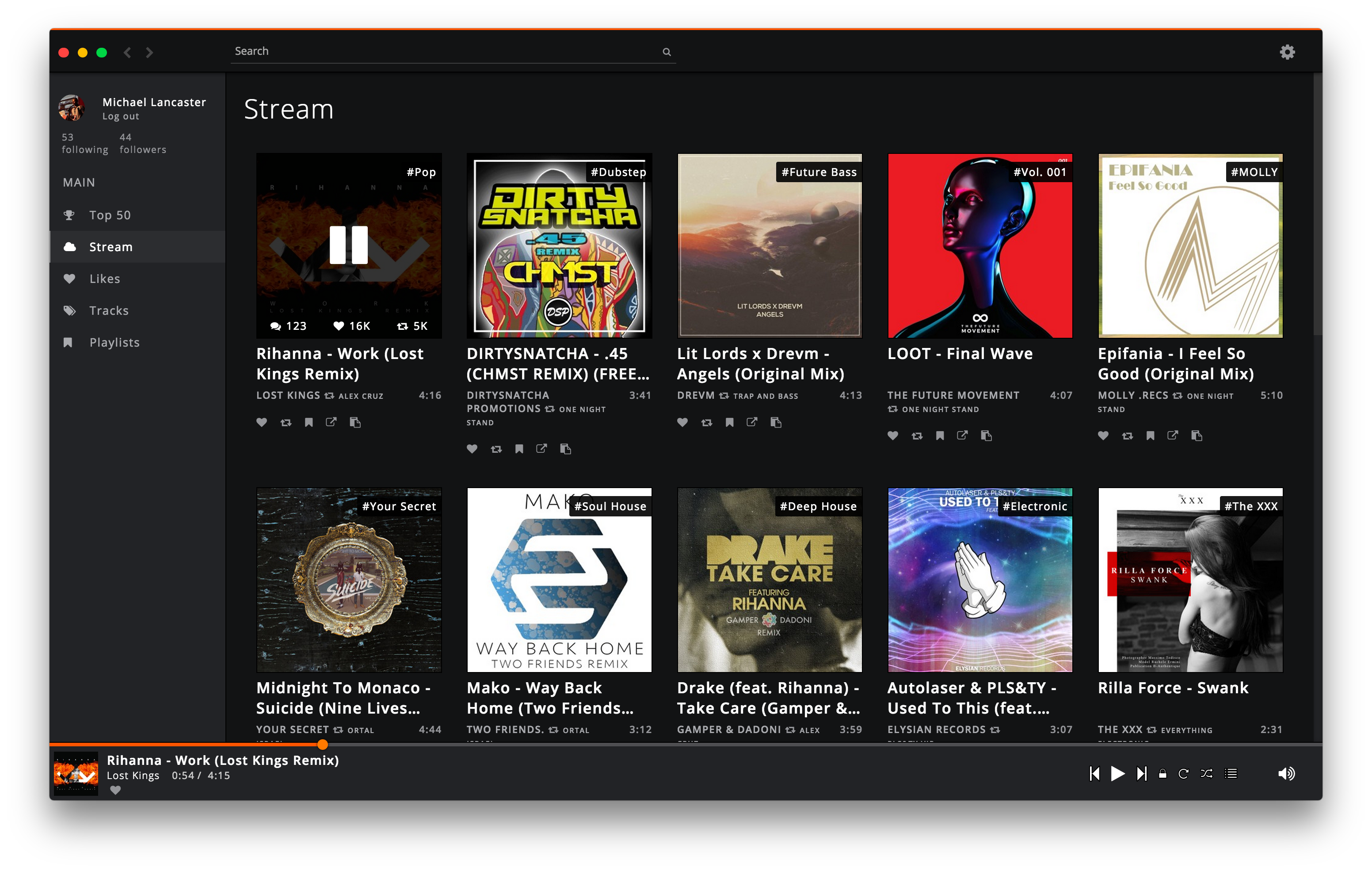 Soundnode Ekran Goruntusu