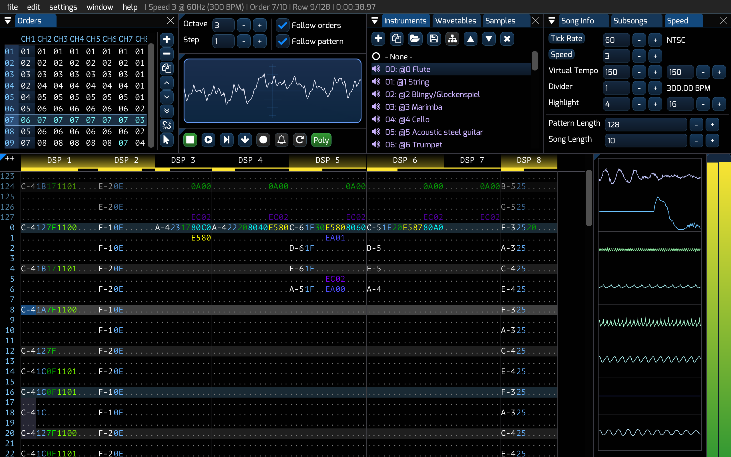 Furnace Chiptune Tracker Ekran Goruntusu