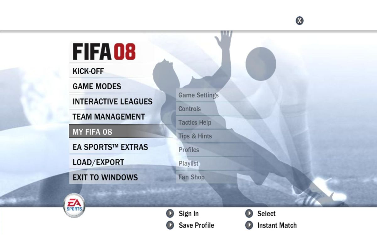 Fifa 2008 Ekran Goruntusu