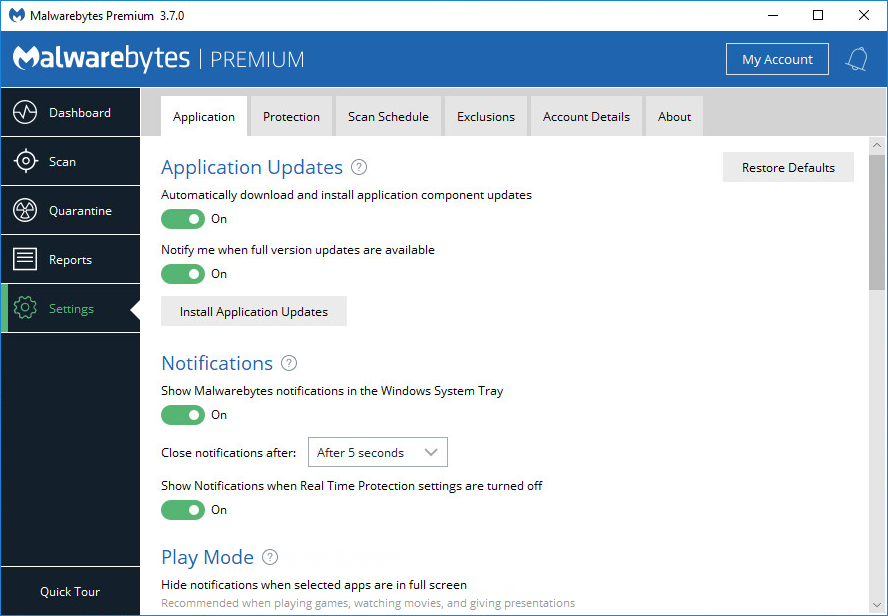 Malwarebytes Ekran Goruntusu
