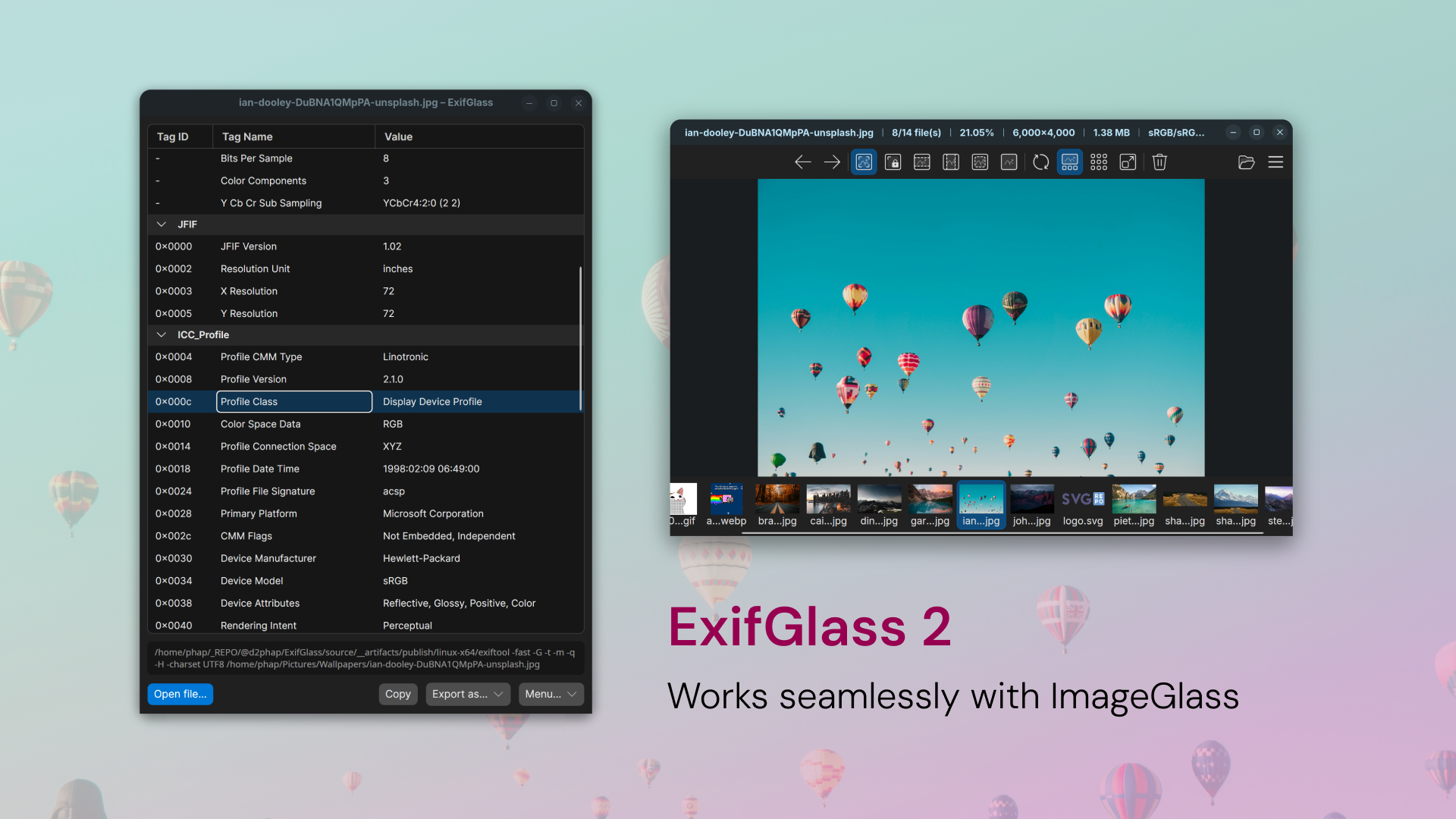 ExifGlass Ekran Goruntusu