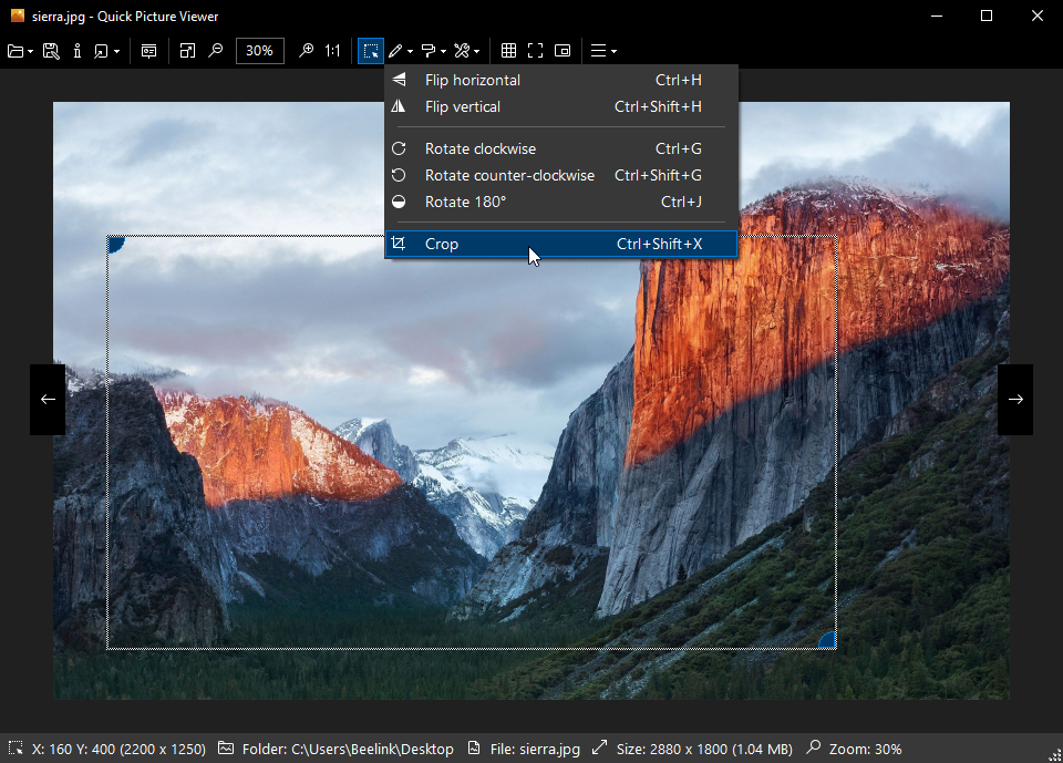 Quick Picture Viewer Ekran Goruntusu