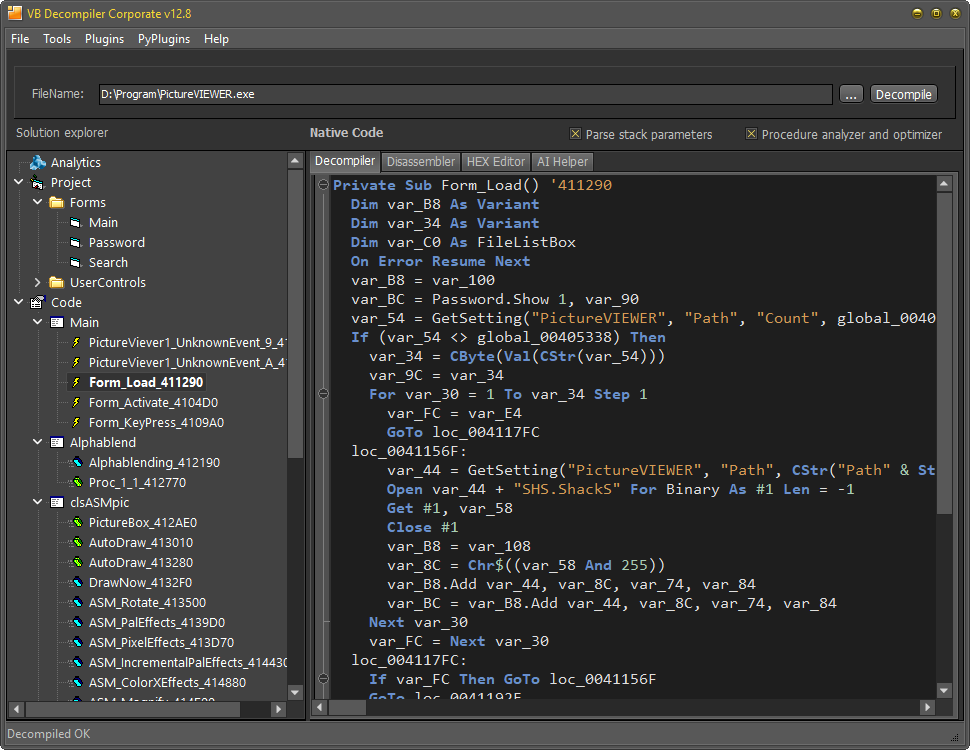 VB Decompiler Lite indir