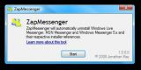 ZapMessenger Messenger Kaldrma Program