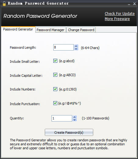 chrome random password generator