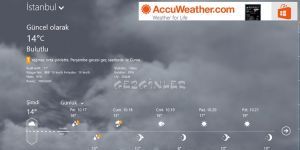 AccuWeather Ekran Grnts