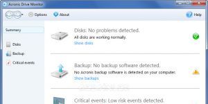 Acronis Drive Monitor Ekran Grnts